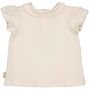 Meisjes Shortsleeve FELICA van Levv Newborn in de kleur Off White in maat 68.