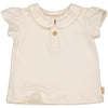 Meisjes Shortsleeve FELICA van Levv Newborn in de kleur Off White in maat 68.
