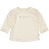 Meisjes Longsleeve FEM van Levv Newborn in de kleur Creme in maat 68.