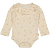 Meisjes Romper FENNA van Levv Newborn in de kleur AOP Peach Flowers in maat 68.