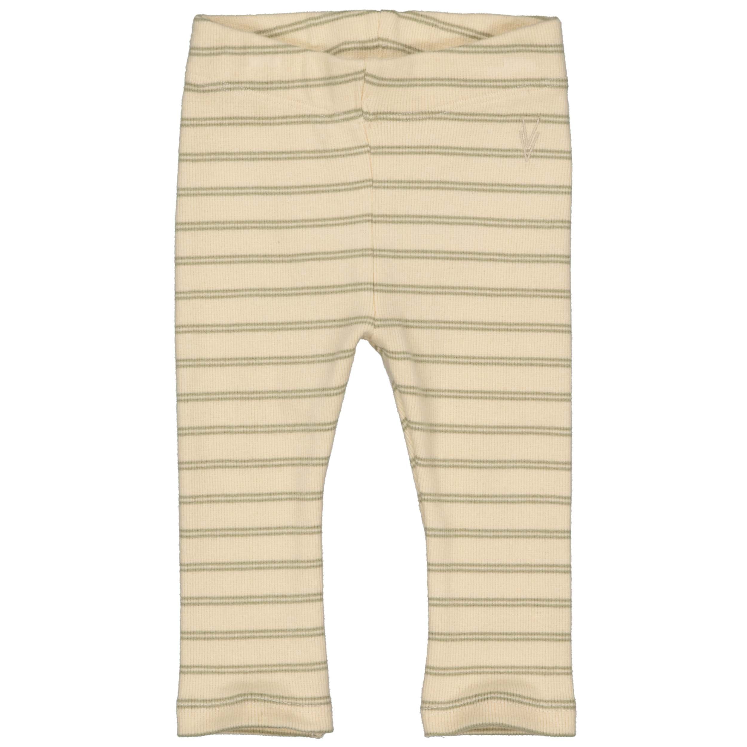 Jongens Pants FILIP van Levv Newborn in de kleur AOP Olive Stripe in maat 68.