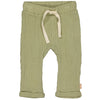 Jongens Pants FINN van Levv Newborn in de kleur Olive in maat 68.