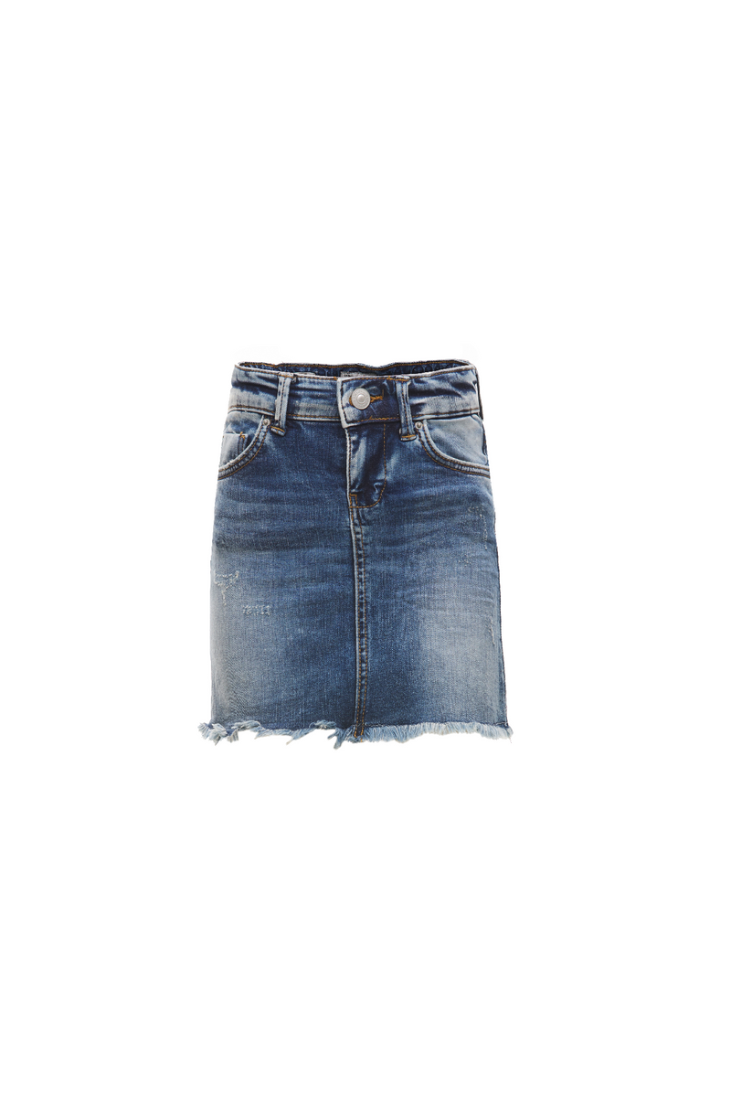 Meisjes Lime G Dina Wash van LTB in de kleur Denim in maat 176.