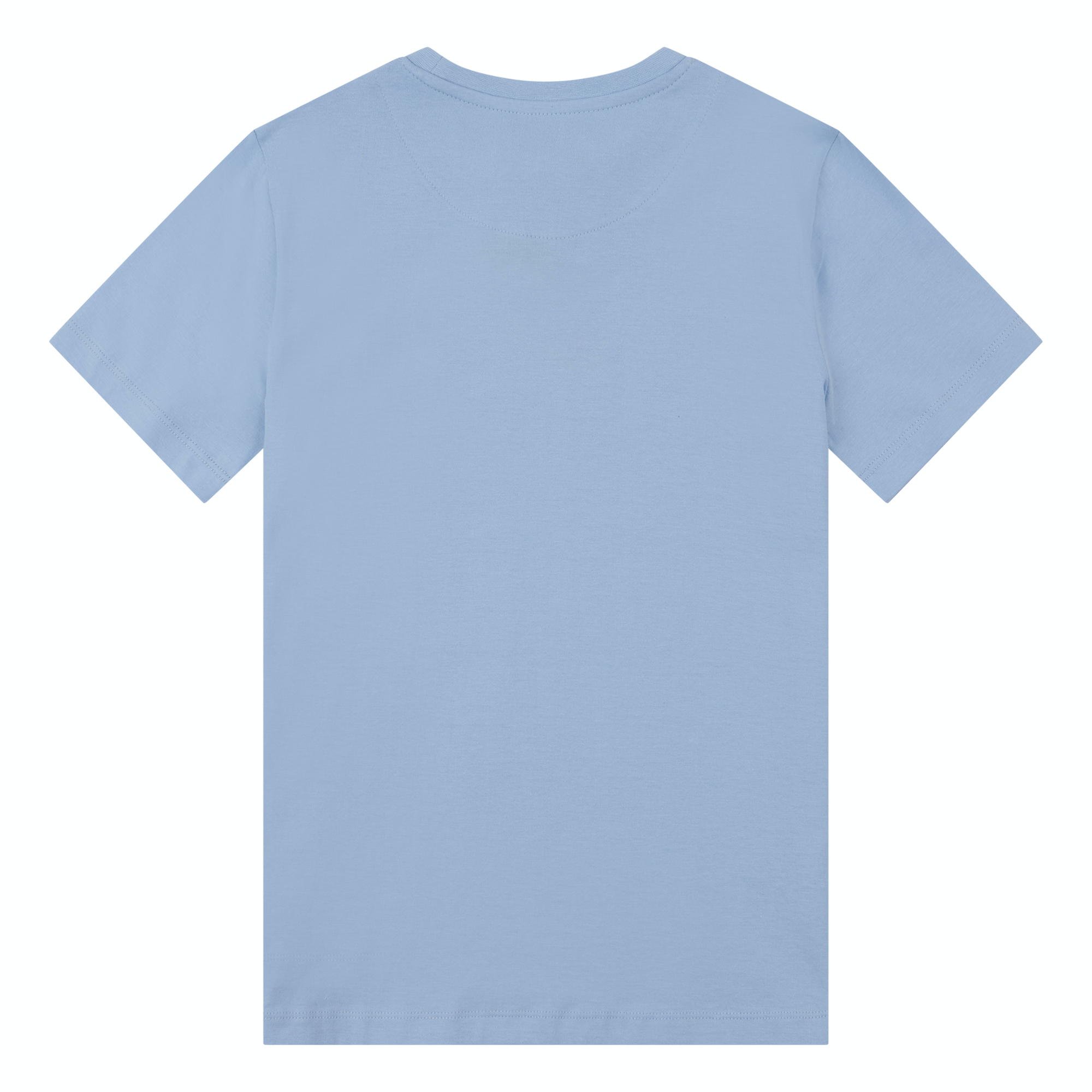Jongens Classic T-Shirt van Lyle & Scott in de kleur Chambray Blue in maat 170-176.