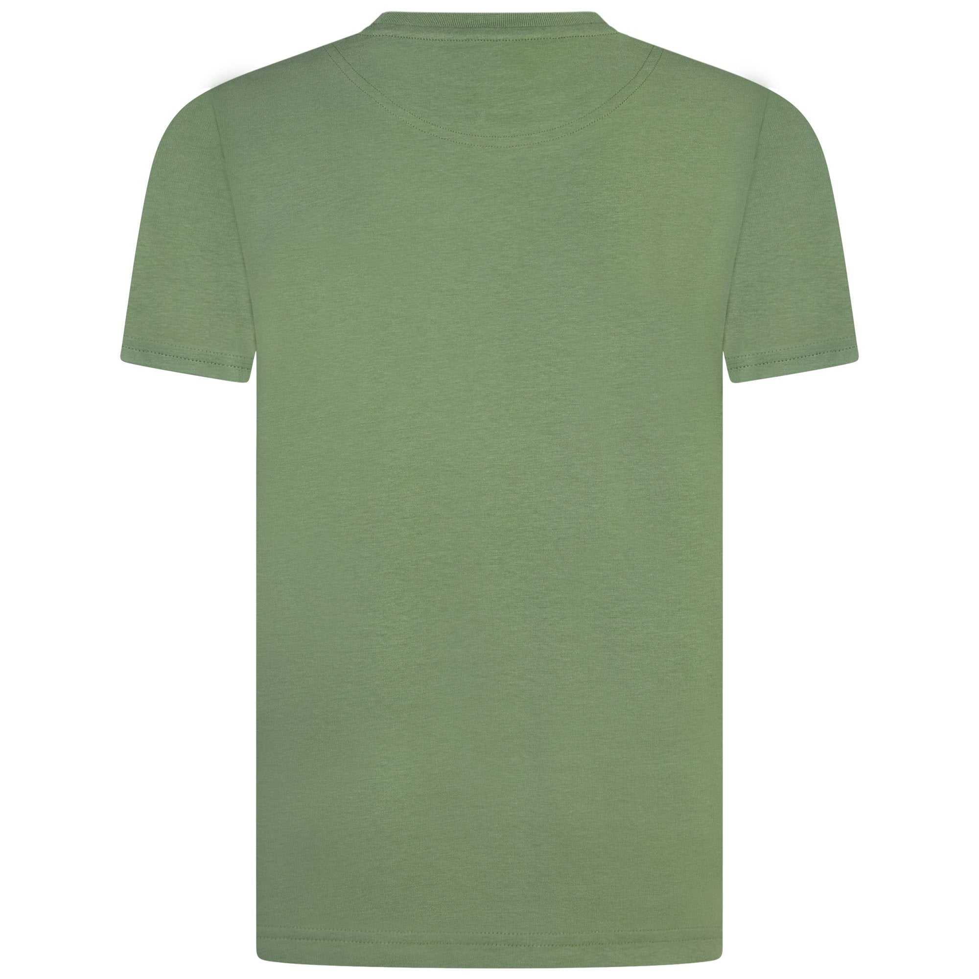 Jongens Classic T-Shirt Hedge Green van Lyle & Scott in de kleur Hedge Green in maat 170-176.