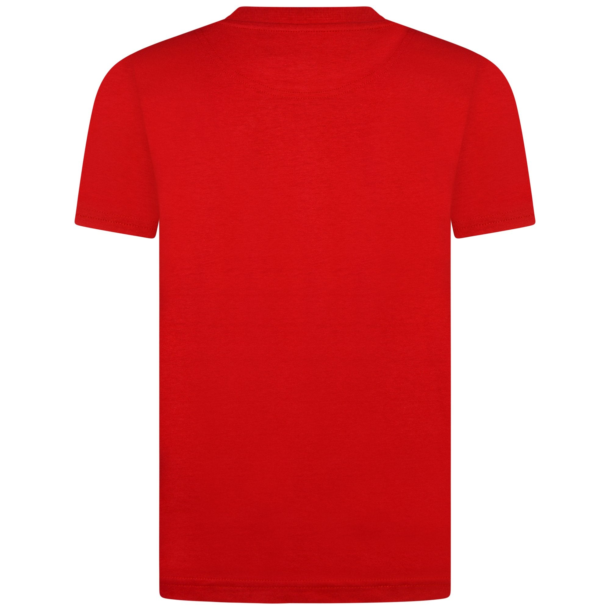 Jongens Classic T-Shirt Tango Red van Lyle & Scott in de kleur Tango Red in maat 170-176.