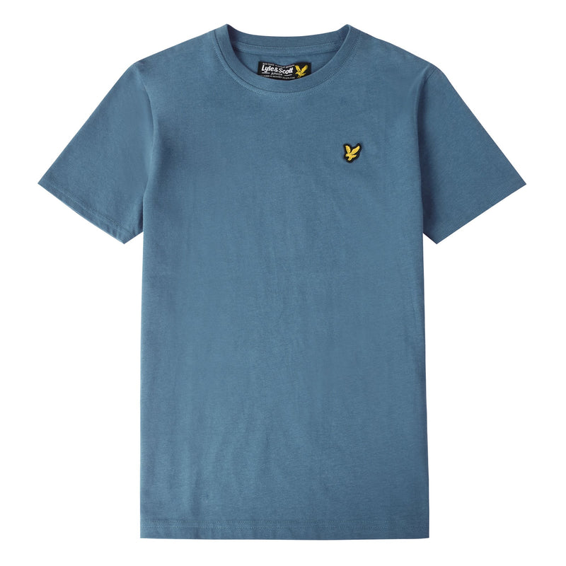 Jongens CLASSIC T-SHIRT van Lyle & Scott in de kleur Blue Stone in maat 170-176.