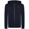 Jongens Classic Zip Hoodie Navy Blazer van Lyle & Scott in de kleur Navy Blazer in maat 170-176.