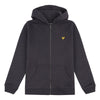 Jongens Classic Zip Hoodie Phantom van Lyle & Scott in de kleur Phantom in maat 164-170.