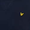 Jongens Classic Crew Neck Fleece Navy Blazer van Lyle & Scott in de kleur Navy Blazer in maat 170-176.