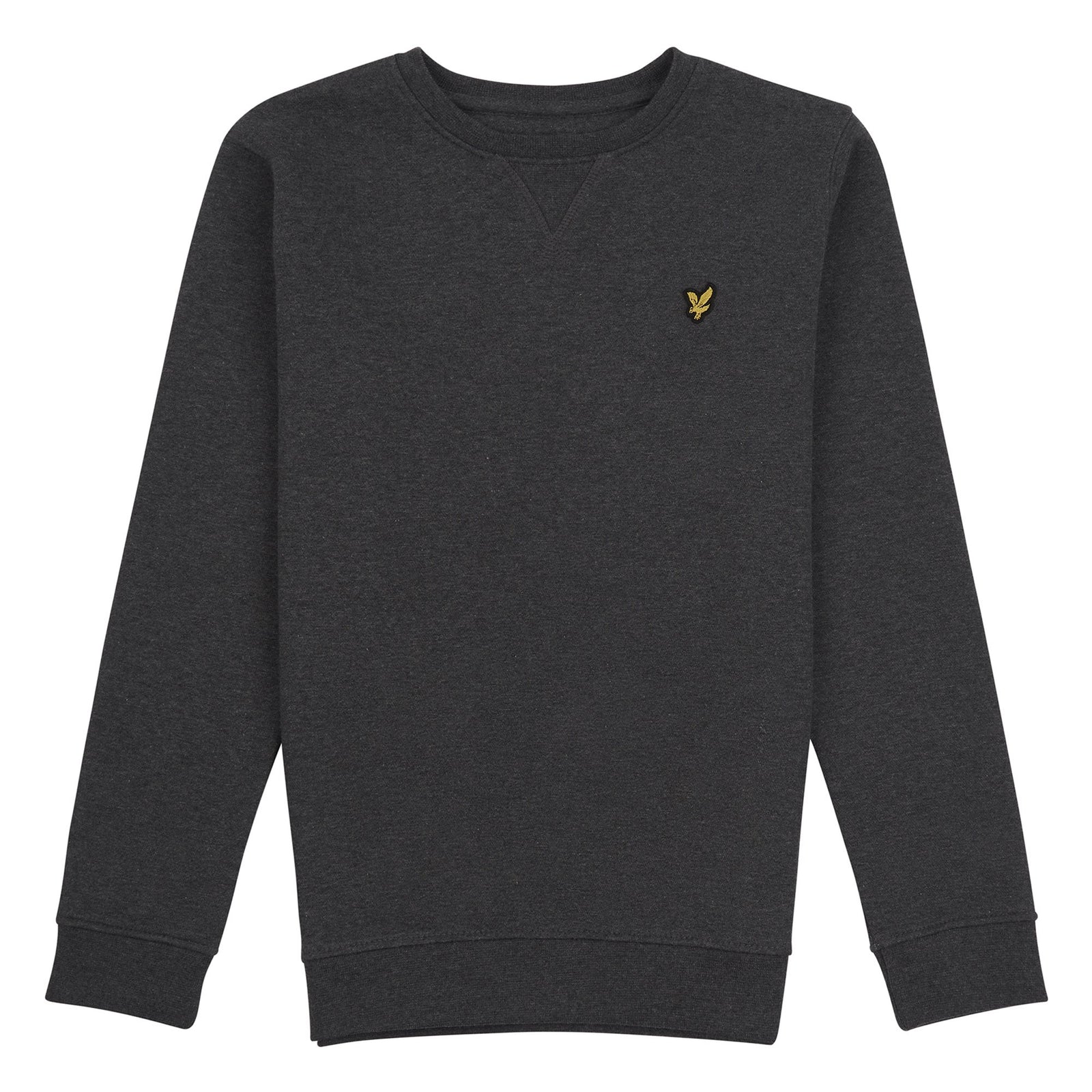 Lyle & Scott Classic Crew Neck Fleece Charcoal Grey Marl