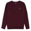 Jongens Classic Crew Neck Fleece Winetasting van Lyle & Scott in de kleur Winetasting in maat 170-176.