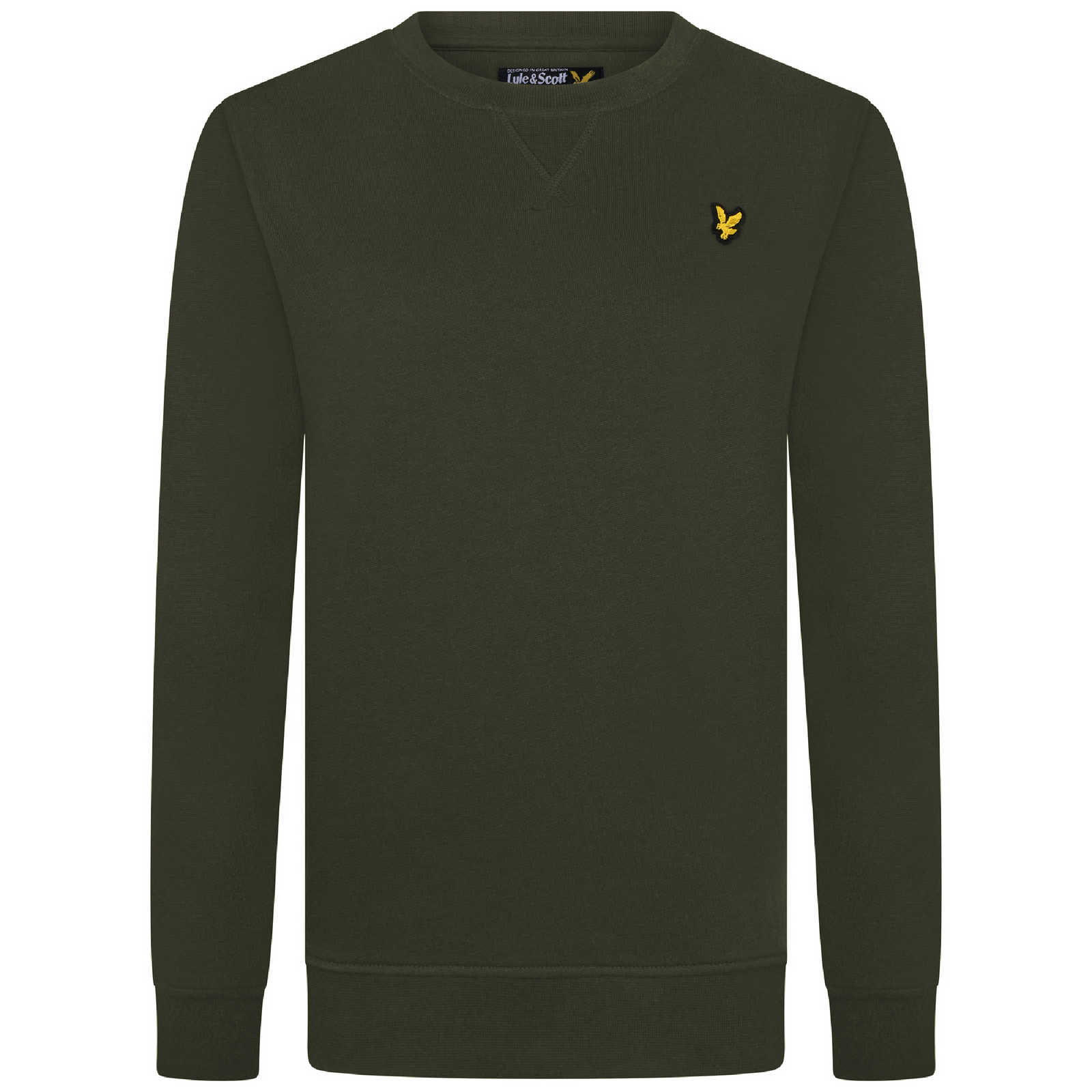 Lyle & Scott Classic Crew Neck Fleece Grape Leaf
