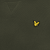 Jongens Classic Crew Neck Fleece Grape Leaf van Lyle & Scott in de kleur Grape Leaf in maat 170-176.