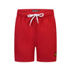 Jongens Classic Swim Shorts Tango Red van Lyle & Scott in de kleur Tango Red in maat 170-176.