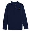 Jongens Classic L/S Polo Navy Blazer van Lyle & Scott in de kleur Navy Blazer in maat 170-176.
