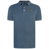 Jongens Classic Polo Shirt Orion Blue van Lyle & Scott in de kleur Orion Blue in maat 170-176.