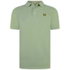 Jongens Classic Polo Shirt Hedge Green van Lyle & Scott in de kleur Hedge Green in maat 170-176.