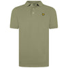 Jongens CLASSIC POLO SHIRT van Lyle & Scott in de kleur Oil Green in maat 170-176.