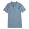 Jongens CLASSIC POLO SHIRT van Lyle & Scott in de kleur Bluestone in maat 170-176.