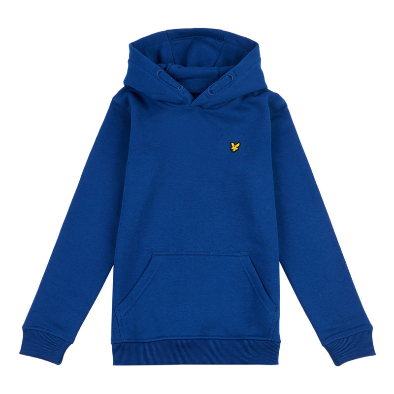 Jongens Classic OTH Hoody Fleece Poseidon van Lyle & Scott in de kleur Poseidon in maat 170-176.