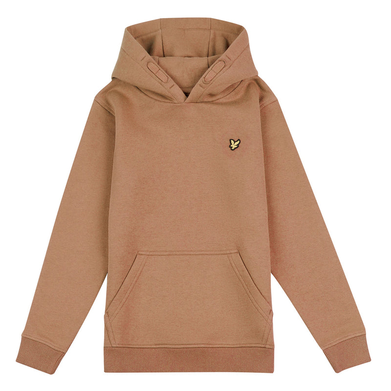 Jongens Classic OTH Hoody Fleece Woodsmoke van Lyle & Scott in de kleur Woodsmoke in maat 164-170.