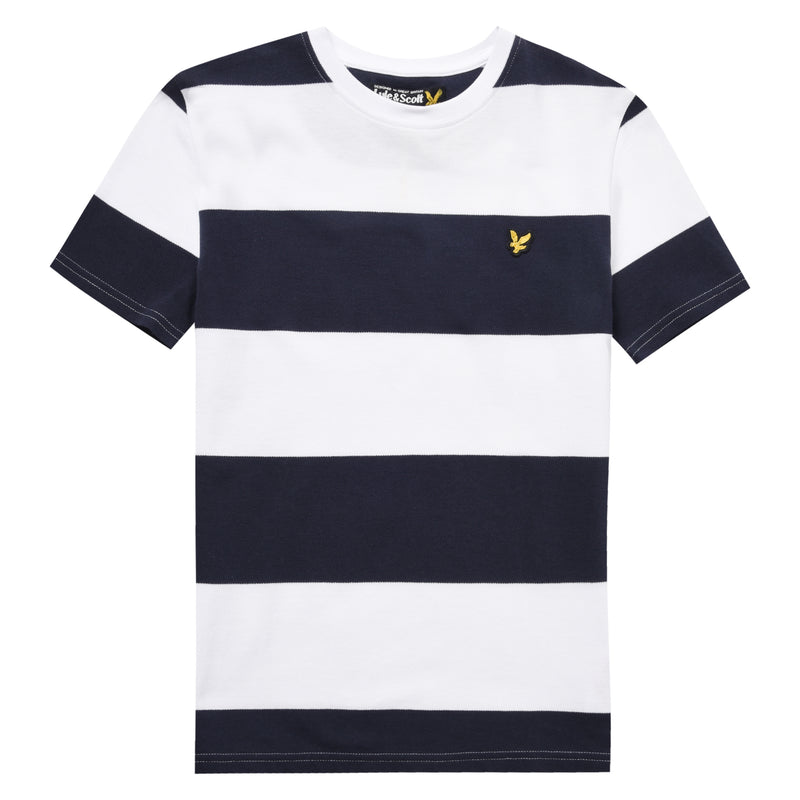 Lyle & Scott Wide Stripe T-Shirt Bright White