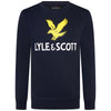 Lyle & Scott Lyle Eagle Logo LB Crew sweat Navy Blazer