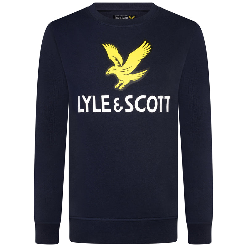 Lyle & Scott Lyle Eagle Logo LB Crew sweat Navy Blazer