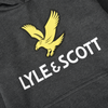 Jongens Lyle Eagle Logo LB OTH Hoodie Charcoal Grey Marl  van Lyle & Scott in de kleur Charcoal Grey in maat 170-176.