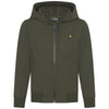 Jongens SOFT SHELL JACKET van Lyle & Scott in de kleur Grape Leaf in maat 170-176.