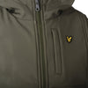 Jongens SOFT SHELL JACKET van Lyle & Scott in de kleur Grape Leaf in maat 170-176.