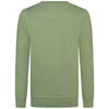 Jongens Lyle Panel BB Crew Hedge Green van Lyle & Scott in de kleur Hedge Green in maat 170-176.