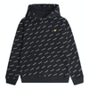 Jongens Lyle AOP OTH BB Hoodie Black van Lyle & Scott in de kleur Black in maat 170-176.