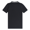 Jongens Branded Collar Polo Black van Lyle & Scott in de kleur Black in maat 170-176.