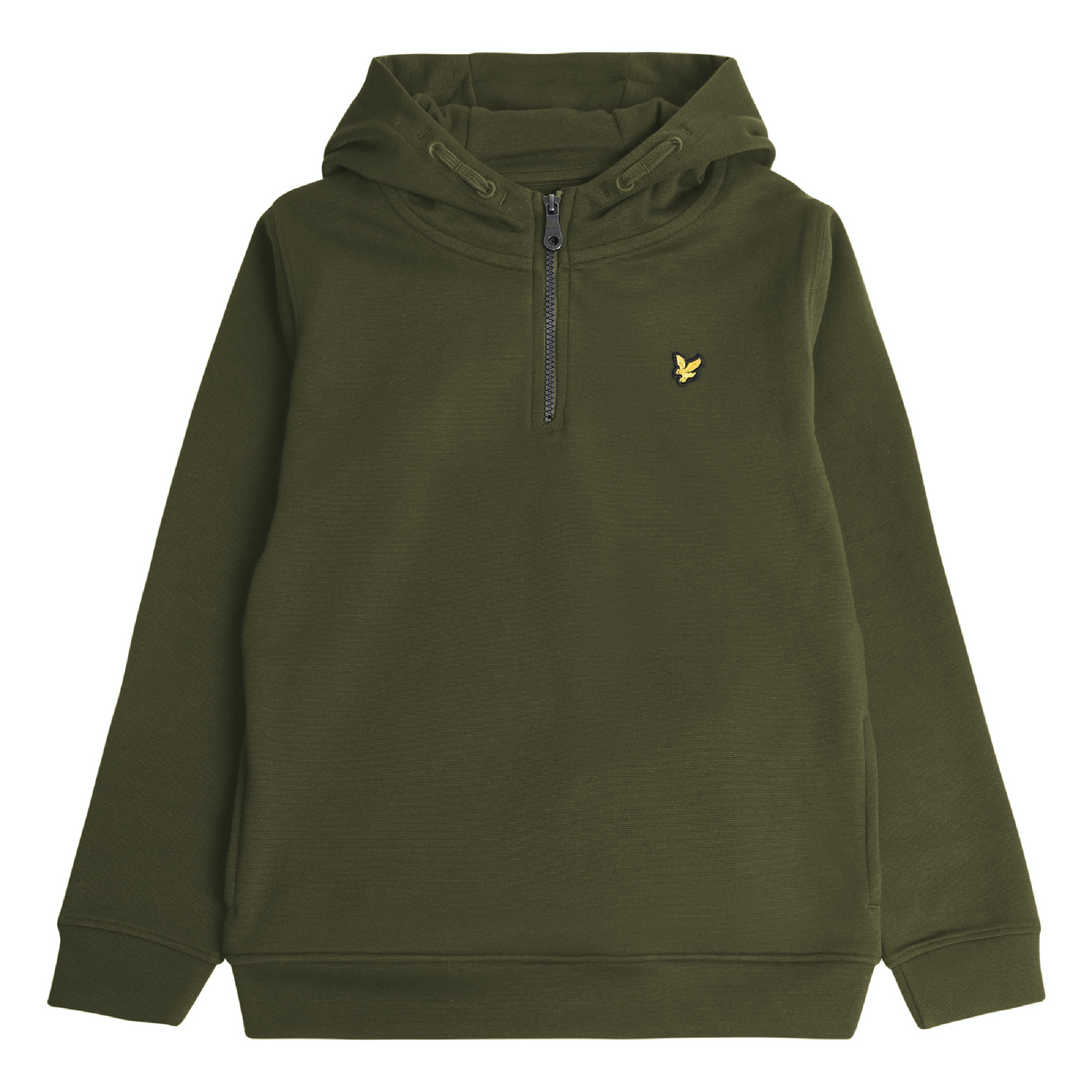 Lyle & Scott 1/4 Zip Sport Hoodie Grape Leaf