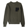 Jongens Woven Pocket Knit Grape Leaf van Lyle & Scott in de kleur Grape Leaf in maat 170-176.