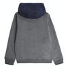 Jongens Contrast BB OTH Hoodie Charcoal Grey Marl van Lyle & Scott in de kleur Charcoal Grey in maat 170-176.