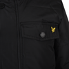 Jongens Heavyweight Pocket Longline Puffer Black van Lyle & Scott in de kleur Black in maat 170-176.
