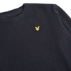 Jongens Crew Neck Cotton Merino Mix Jumper Navy Blazer van Lyle & Scott in de kleur Navy Blazer in maat 170-176.