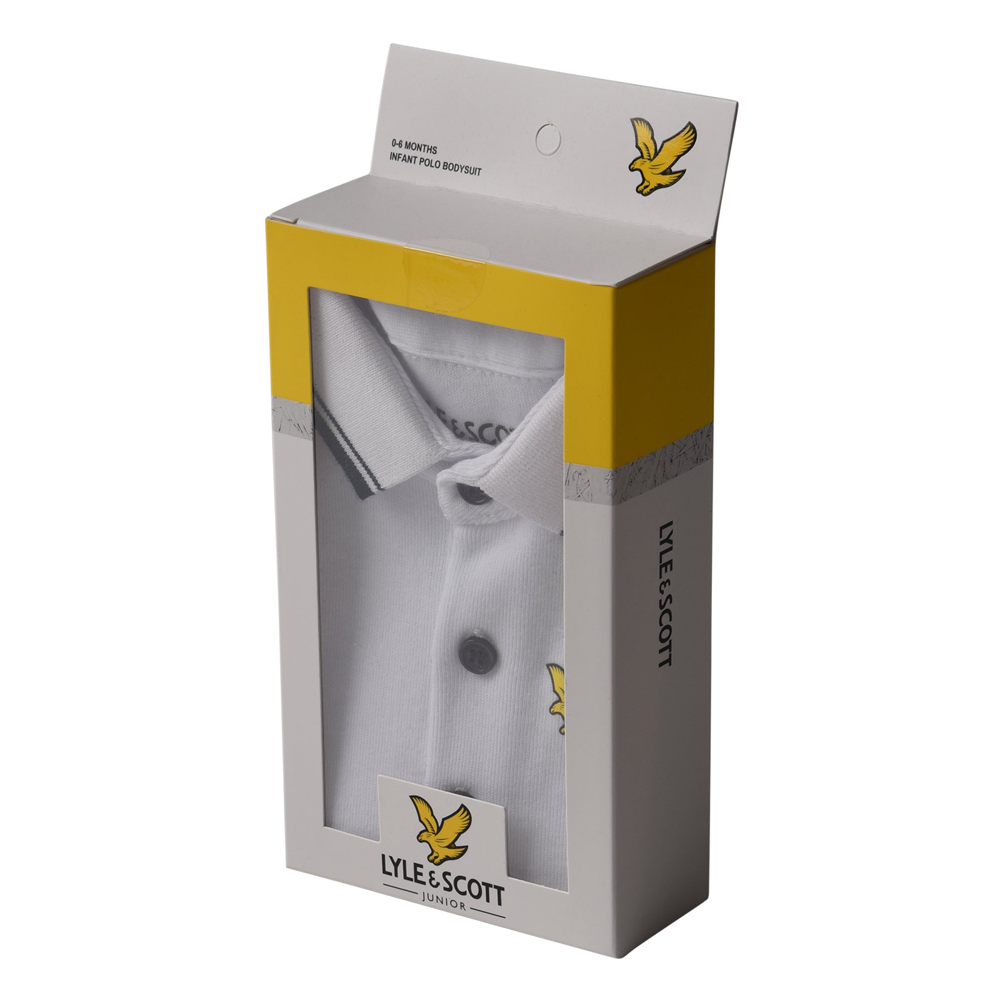 Lyle &amp; Scott TIPPED POLO ROMPER BOXED