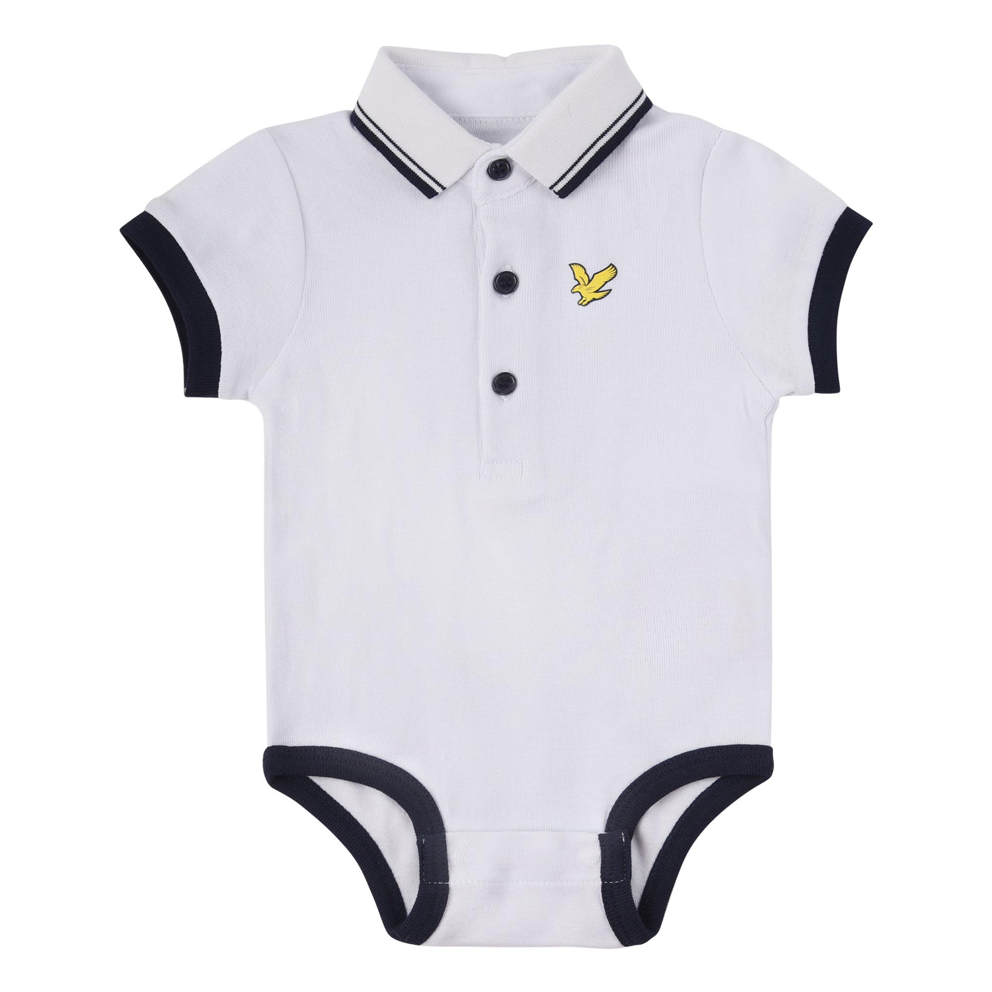 Lyle & Scott TIPPED POLO ROMPER BOXED