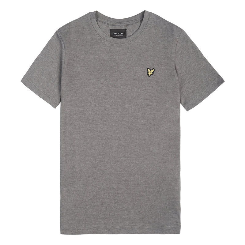 Jongens Marl SS Tee Smoked Pearl van Lyle & Scott in de kleur Smoked Pearl in maat 170-176.