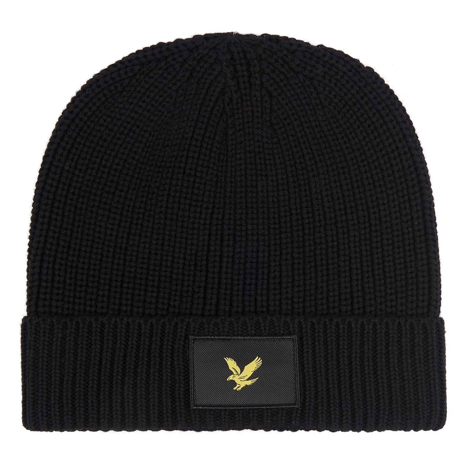 Lyle & Scott Chunky Rib Beanie Black One Size