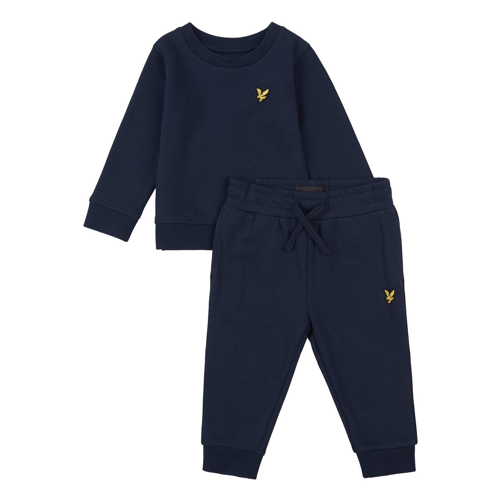 Lyle & Scott BB Crew and Jog Set Navy Blazer