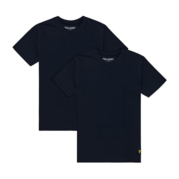 Lyle & Scott 2 Pack Lounge T Shirt Navy Blazer