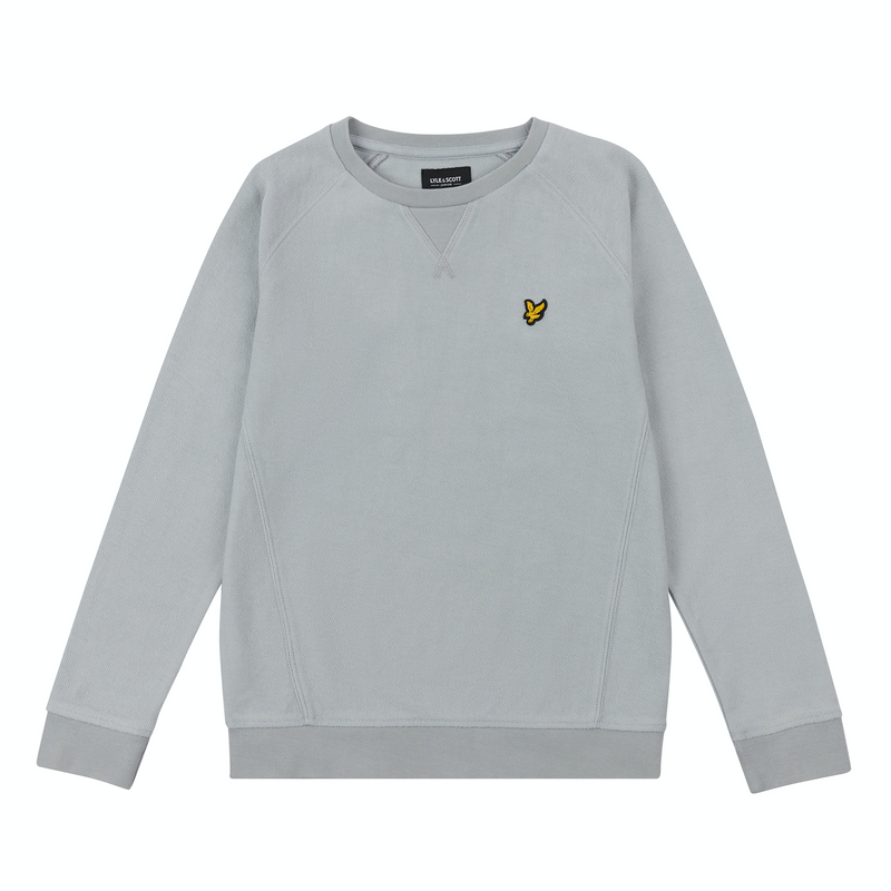 Lyle & Scott Garment Washed Reverse Loopback Crew Neck Sweat