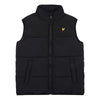 Jongens Heavy Puffer Gilet Black van Lyle & Scott in de kleur Black in maat 170-176.