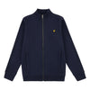 Jongens Contrast Ottoman Zip Thru Funnel Navy Blazer van Lyle & Scott in de kleur Navy Blazer in maat 170-176.