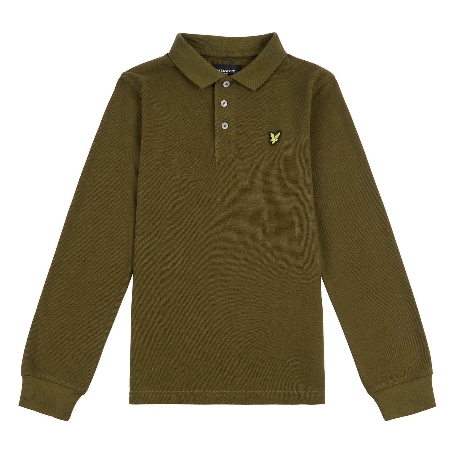 Lyle & Scott Heavyweight Soft Touch Finish Polo Dark Olive